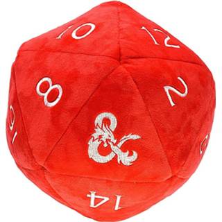 👉 Dobbelsteen rood D20 zak jumbo - Dungeons & Dragons 74427183998