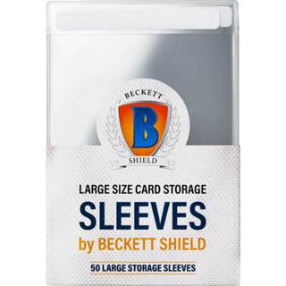 👉 Shirt transparant large sleeves Beckett Shield - Storage Card (50 stuks) 5706569902025