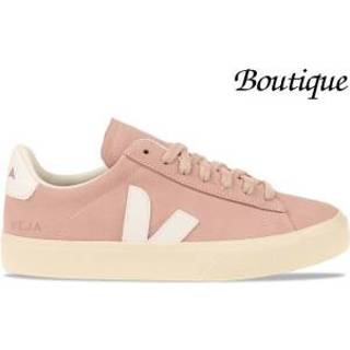 👉 Roze unisex stock wit vrouwen Veja Campo Nubuck Dames