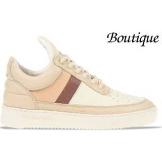 👉 Unisex stock creme vrouwen Filling Pieces Low Top Game CrÃ¨me Dames