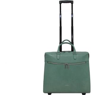 👉 Trolley leer vrouwen effen bruin active Gigi Fratelli Dames Leren Laptop 15.6 inch Romance Business ROM8015 Jade 8718678094628