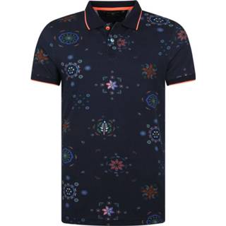 👉 M print donkerblauw male blauw katoen NZA Polo Horseshoe 8719608789348 2900057726039