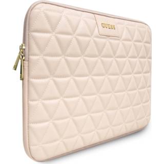 👉 Shirt roze Guess Quilted Sleeve voor 13 inch laptops - 3700740471579