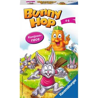 Nederlands kinderspellen Bunny Hop Konijnenrace Pocketspel 4005556233946