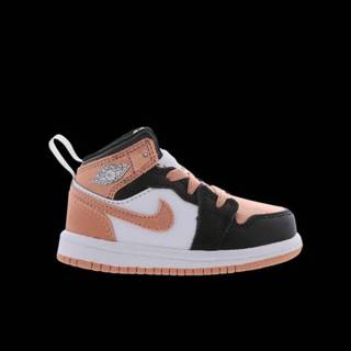 👉 Babyschoenen wit leer 21 baby baby's Jordan Aj1 Mid Satin - Schoenen White Maat Foot Locker