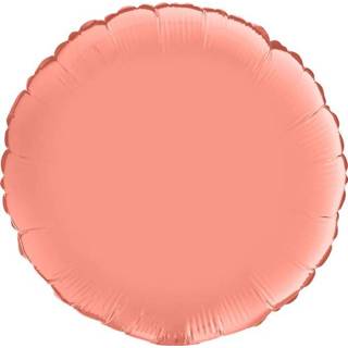 Folieballon Satin Rond 46 cm - Rosé Goud