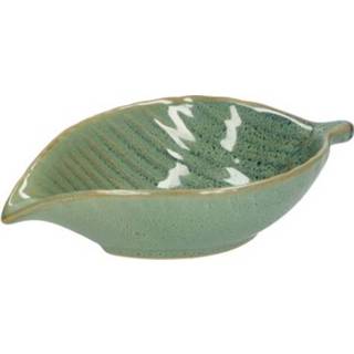 👉 Schaal keramiek active blad, keramiek, diep