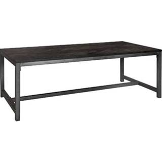 👉 Eettafel zwart active Eetkamertafel Ziano 220x100x76 cm