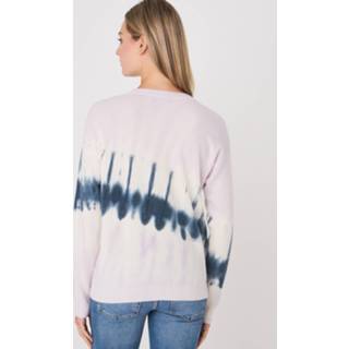 👉 Trui vrouwen cream Organisch cashmere tie dye 8717597621731