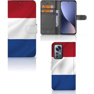 👉 Nederlandse vlag Xiaomi 12 Pro Bookstyle Case 8720632259998