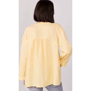 👉 Blous linnen vrouwen sunflower Blouse van zuiver 8717597150842