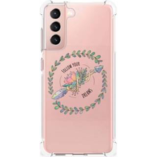 👉 Bumper hoesje Samsung Galaxy S21 FE Stevig Boho Dreams 8720632267221