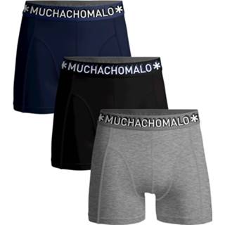 👉 Boxer short katoen jongens grijs 3-pack boxershorts effen 8718168994940