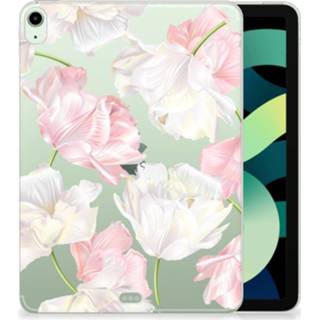 👉 Siliconen hoesje IPad Air (2020/2022) 10.9 inch Lovely Flowers 8720632274267