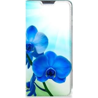 👉 Orchidee blauw Poco X4 Pro 5G Smart Cover - Cadeau voor je Moeder 8720632278326