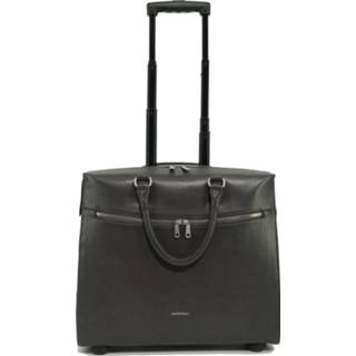 👉 Trolley leer vrouwen effen bruin active Gigi Fratelli Dames Leren Laptop 15.6 inch Romance Business ROM8015 Smoke 8718678073982