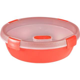 Steamer rood Curver Smart Microwave Eco Rond 1 liter + Stoomtray 3253924833132 2900088157017