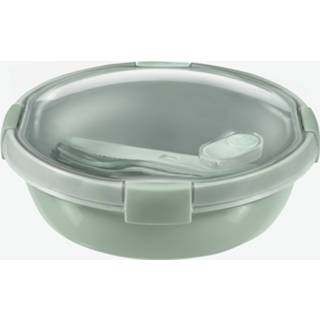 Lunchbox groen Curver Smart to Go Eco rond 1 liter + bestekset 3253920953063