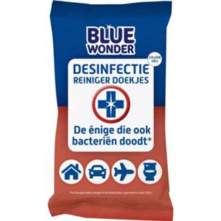 Blauw HG Blue Wonder desinfectie reiniger doekjes 8712038001608