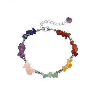 👉 Armband multicolor messing vrouwen met jaspis gekleurde stenen 4055709240116
