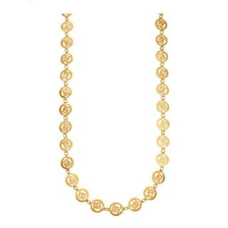 👉 Halsketting goud legering geel vrouwen goudkleur Collier Rozen van 14 kt. Diemer Highlights Geelgoudkleur 4055709152297