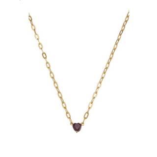 👉 Halsketting rood zilver vrouwen Collier met robijn 4055709217811