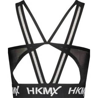 👉 Sport BH zwart m vrouwen Hunkemöller HKMX Crossed Hem Logo Level 1 8720285916507