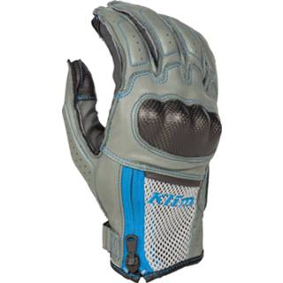 👉 Glove grijs blauw m active KLIM Induction Cool Gray Electric Blue Lemonade