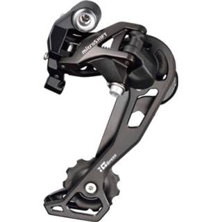 👉 Derailleur long cage zwart MicroSHIFT XLE 10 Speed Rear - Achterderailleurs 4710495436203