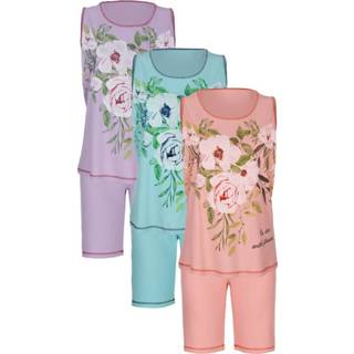👉 Shortama's per 3 met contrastkleurige naden Harmony Mint/Lila/Apricot