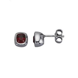 👉 Oorsteker rood platina vrouwen Oorstekers met spinel Diemer Farbstein 4055709282192