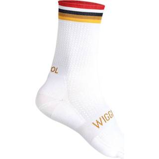 👉 Le Col By Wiggins White/Red Cycling Socks - Sokken