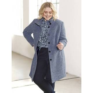 👉 Mantel lichtblauw effen vrouwen mannen blauw van een lichte wolmenging Sara Lindholm 4055708798274 4055708798298