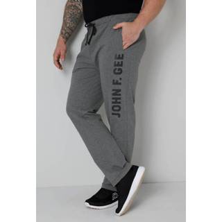 👉 Joggingbroek zwart effen mannen gemêleerd grijs van sneldrogend materiaal John F. Gee 4055708587441 4055708599772 4055708599765