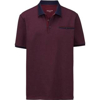 👉 Poloshirt grafisch katoen mannen marine van zuiver Boston Park Berry/Marine 4055708669321 4055708669284