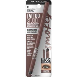 👉 Tattoo bruin gel One Size Maybelline Liner Smoke - Brown, 40 Smokey Brown