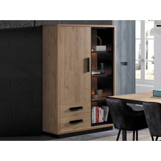 👉 Vitrinekast PERK 1 deur 2 lades castella 5400943242621