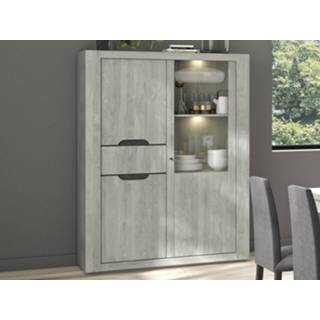 👉 Vitrinekast eik ATLANTIS 2 deuren laguna zonder led 5400943241068