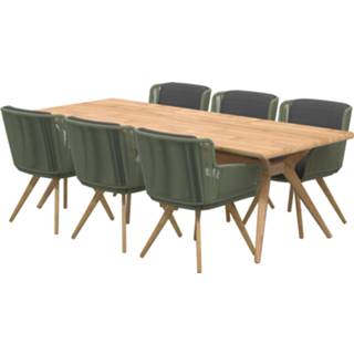 👉 Terrastafel teak 4SO Bel air tuintafel met Flores dining tuinstoel