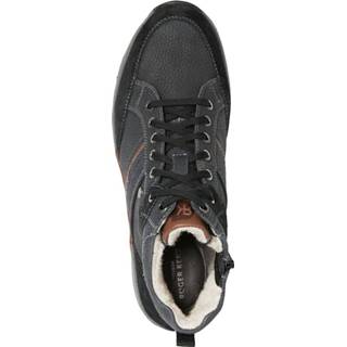 👉 Veter schoenen mannen zwart effen Veterschoen met rits aan de binnenkant Roger Kent 4055708338364 4055708338302