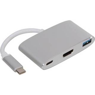 👉 USB 3.1 type C kabel naar HDMI + USB 3.0 A + USB type C