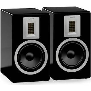 👉 Boekenplankspeaker zwart grijs Sonoro: Orchestra boekenplank speakers - 2 stuks Glanzend 4260117325502