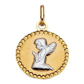 👉 Hanger goud legering geel vrouwen gestructureerd goudkleur Beschermengel van 14 kt. Diemer Highlights Geelgoudkleur 4055709101479