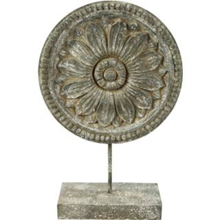 👉 Ornament rond Incus L grijs