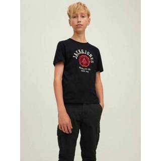 Active jongens Jack en jones boys Jjelogo Tee Ss O-neck 2col Aw22 Noo: 5715307783314