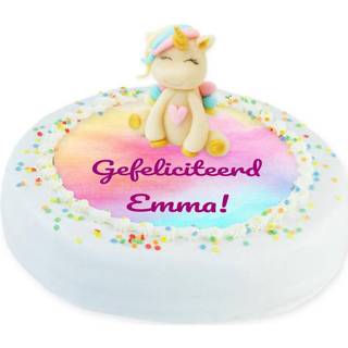 👉 Taart nederlands 3D Unicorn