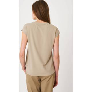 Mouwloze stretch top met ronde halslijn