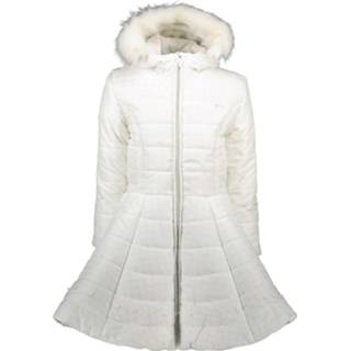 👉 Winterjas wit parels meisjes Le Chic & fur - Belia Off White 8720173832438