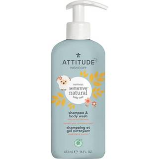 👉 Shampoo baby's Attitude Oatmeal sensitive natural baby care - 2in1 & Douch...