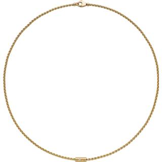 👉 Halsketting diamant active Fope gioielli 18 karaats geelgouden aria collier met 45 cm f891c-g-bbr-450